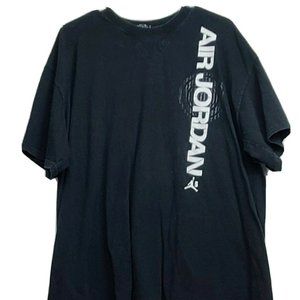 Air 5 Jordan  Men's SZ:XL Black Graphic T-Shirt